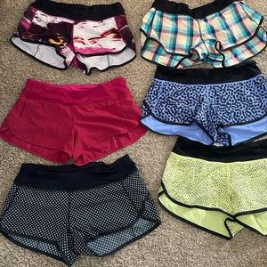 Lululemon speed shorts (Like new!)- size 6